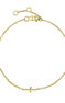 9K gold cross bracelet , J05038-02