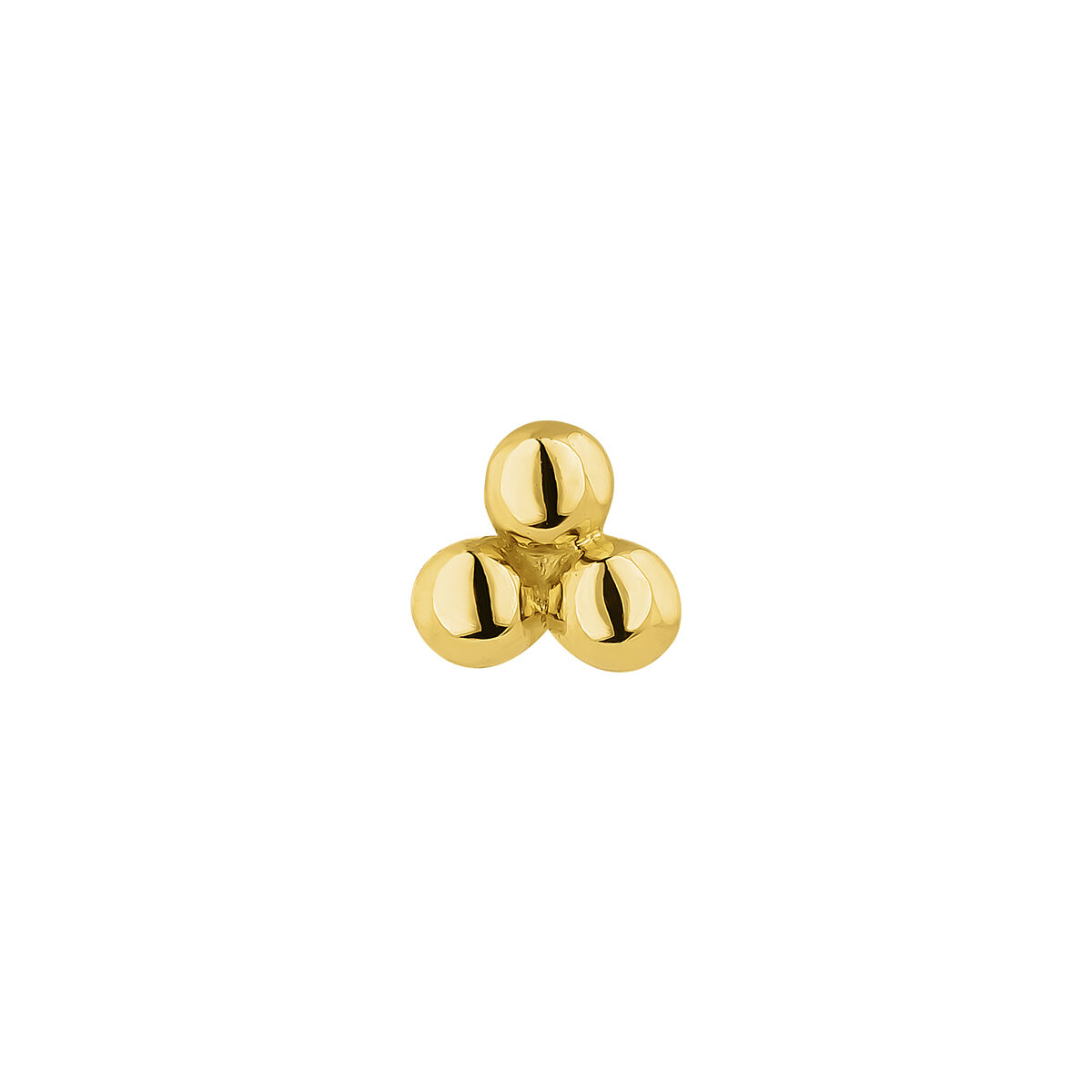Sphere piercing in 18k goldÂ , J03833-02-H-18, hi-res