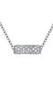 18kt white gold diamond chain necklace, J05062-01