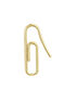 Gold paperclip earring, J05020-02-H