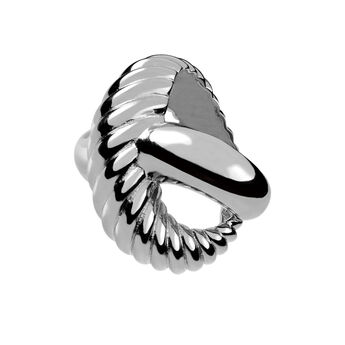 Silver smooth and cabled cross ring , J00224-01-NEW,hi-res
