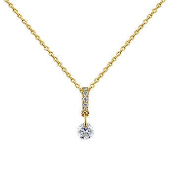 Collar diamantes 0,098 ct oro , J04431-02, mainproduct