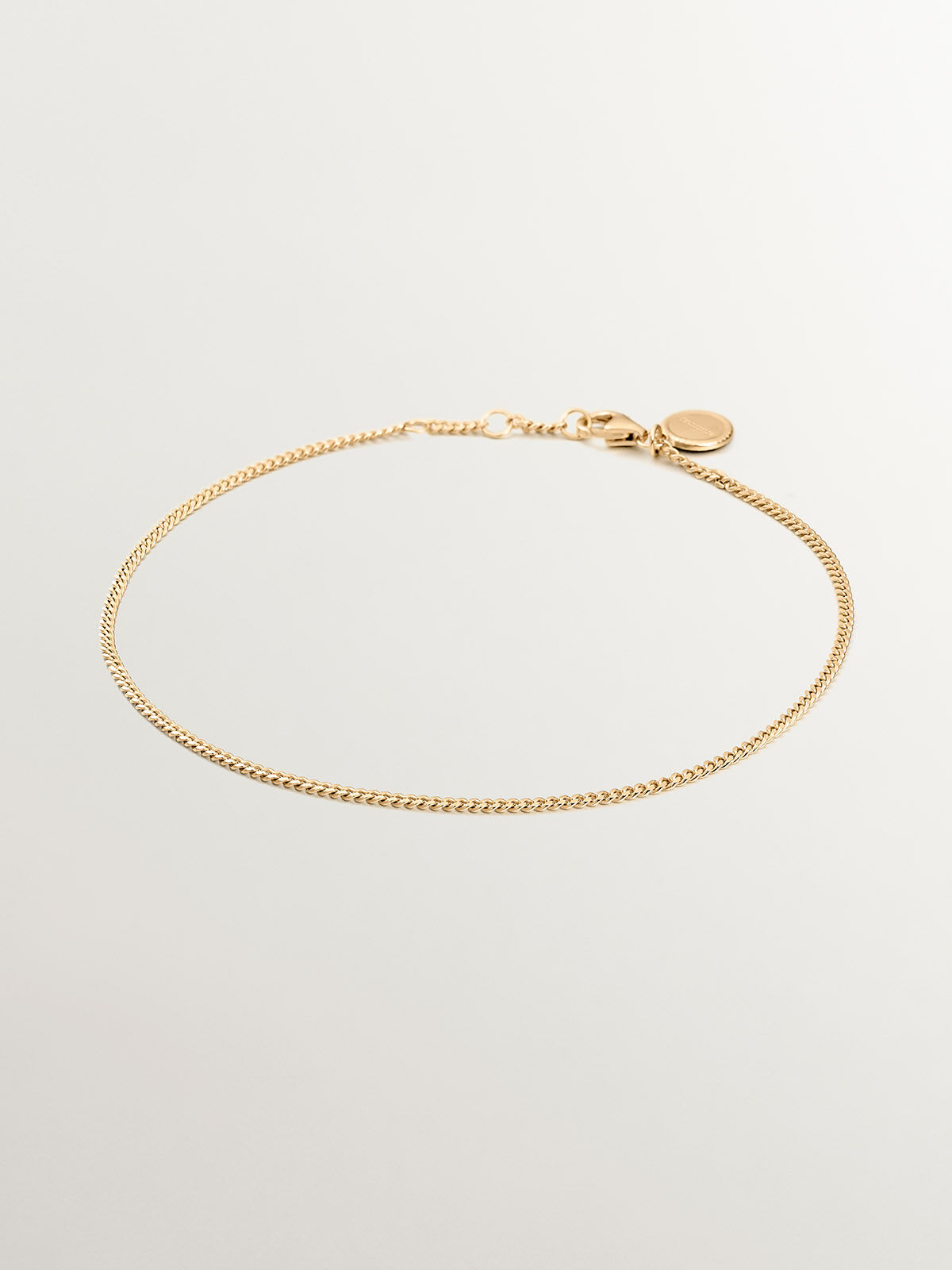 18K Yellow Gold Plated 925 Silver Ankle Bracelet Aristocrazy