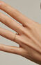 9kt yellow gold triple ring with 0.027ct diamonds , J04953-02