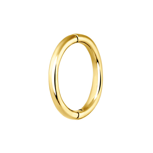 Large gold hoop earring piercing, J03844-02-H,hi-res