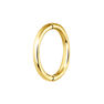 Large gold hoop earring piercing, J03844-02-H