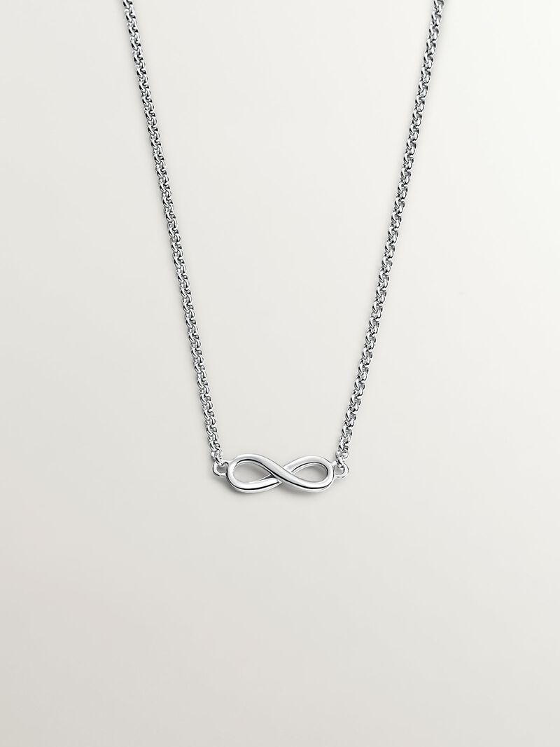 925 Silver Pendant with Infinity image number 0