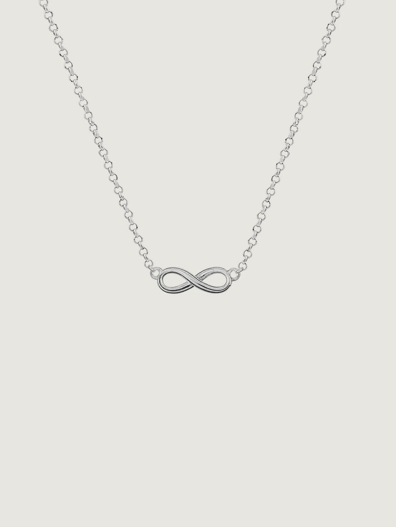 925 Silver Pendant with Infinity image number 0