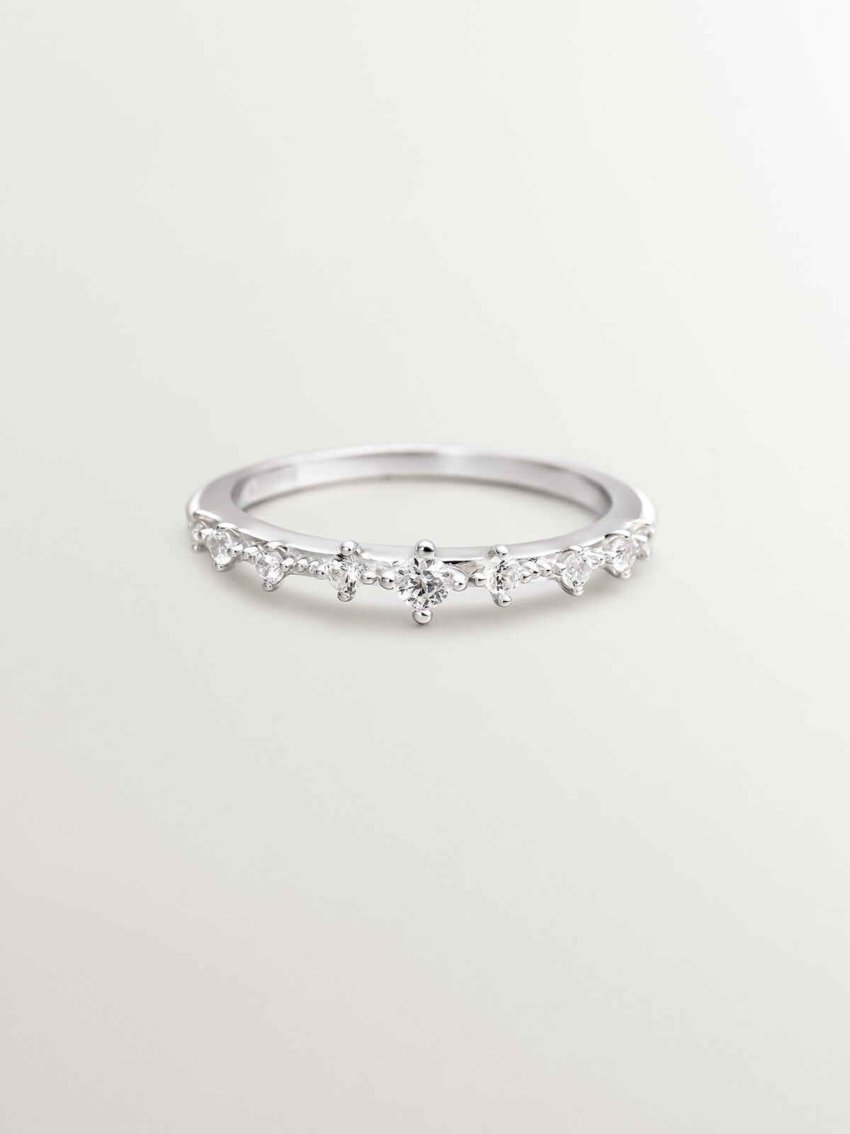 926 Silver Ring with White Sapphires Aristocrazy