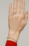 Bague en or blanc 9 K avec des diamants de 0,55 carat, J04955-01