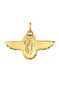 Charm escarabajo egipcio plata recubierta oro  , J04268-02