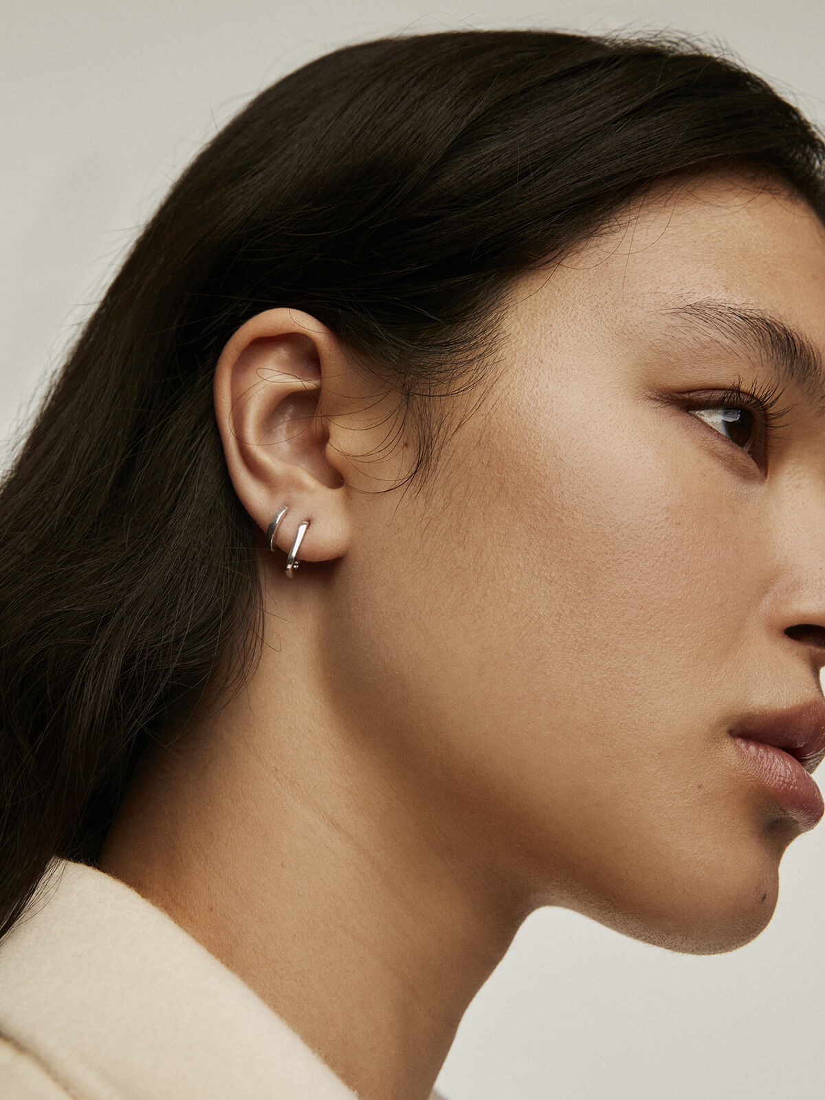925 silver small hoop earrings cheap