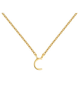 Collar inicial C oro 9 kt , J04382-02-C, mainproduct