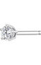 Single solitaire earring in 18k white gold with a 0.15ct diamond, J00888-01-15-H