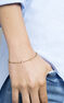 Rose gold plated stones mix bracelet , J03764-03-AMPESB