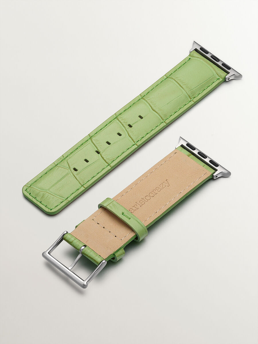 Correa Apple Watch cuero verde¬†, IWSTRAP-GE, hi-res