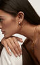 Anillo trébol zafiro y diamante oro blanco 9 kt , J04065-01-BS