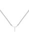 White gold Initial T necklace , J04382-01-T