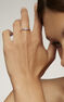 Anillo topacio plata recubierta oro , J04674-02-SB-RO