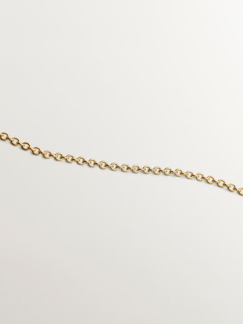 925 Silver pendant bathed in 18K yellow gold with star arch. image number 2