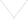 White gold Initial G necklace , J04382-01-G
