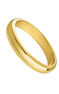Wedding ring in 18k yellow gold-plated silver with heart on the inside, J05156-02