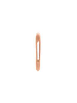 Medium simple rose gold hoop earring piercing , J03843-03-H, mainproduct