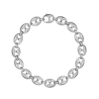 Silver calabrote necklace , J01341-01,hi-res