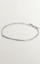 Silver tube bracelet , J01706-01