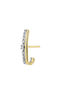 Single climber earring for the right ear in 18k yellow and white gold with diamonds , J05308-09-H-R-I2
