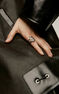 Wide snake ring in silver, J00305-01