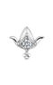 Piercing loto diamante 0,012 ct oro blanco 9 kt , J04360-01-H