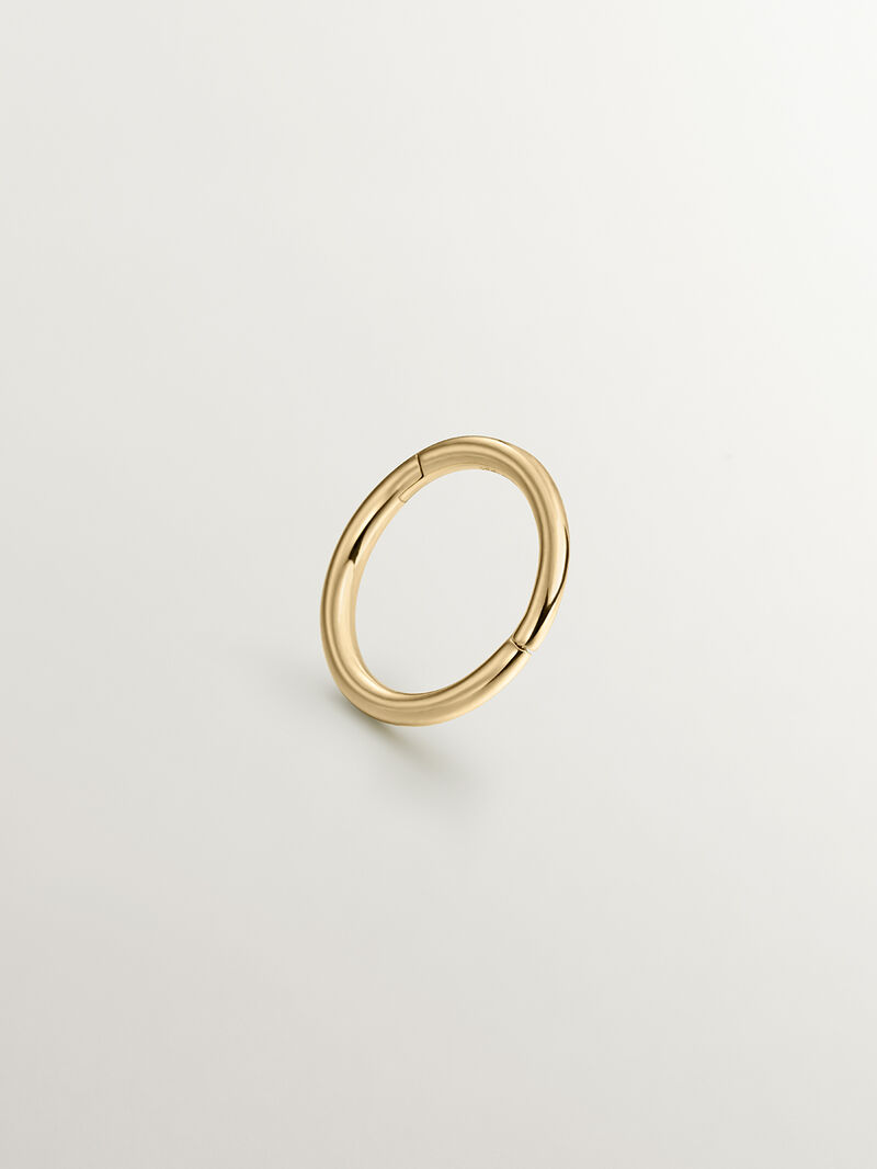 18K Yellow Gold Solitaire Piercing image number 4