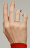 Anillo tres diamantes oro blanco 9kt , J04498-01