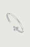 Bague Trèfle Toi et Moi diamants or blanc , J04433-01