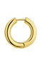 Medium hoop earrings in 18K yellow gold plated silver, J04751-02