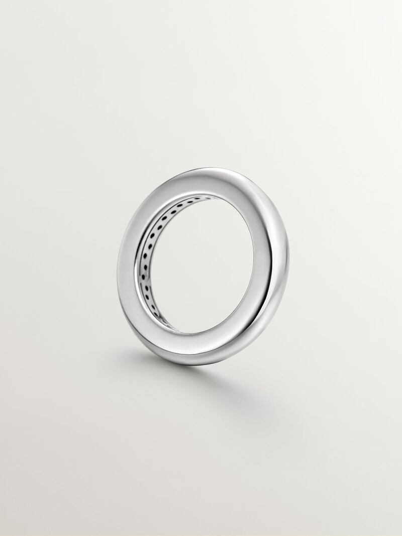 925 silver thick ring image number 4