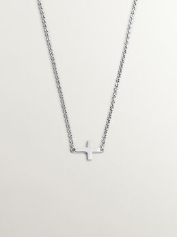 Pendentif croix en argent, J00653-01,hi-res