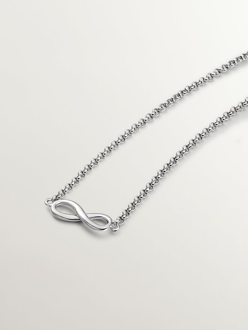 925 Silver Pendant with Infinity image number 2