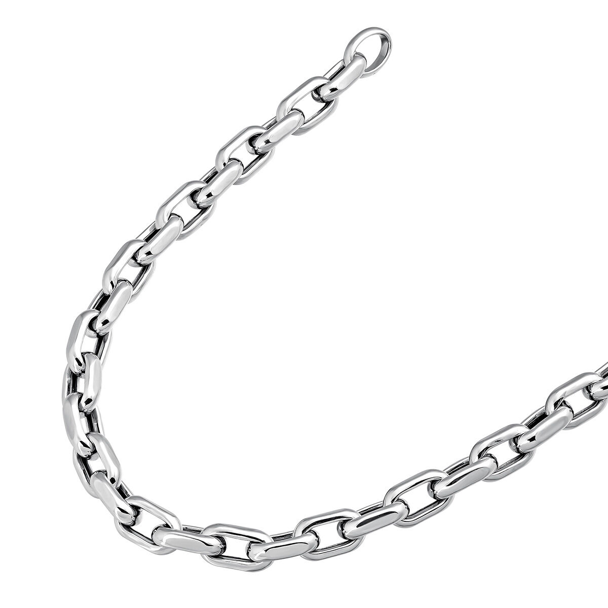 Silver cable link chain , J05336-01-45, hi-res