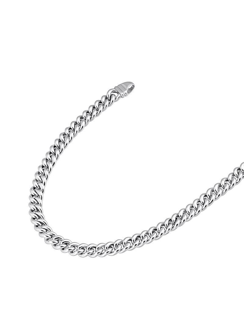 925 Silver Barbed Link Chain image number 7