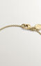 Bracelet in 18k yellow gold-plated silver with heart on the inside , J05164-02