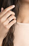 Anillo tres diamantes 0,053 ct oro blanco 9 kt , J03391-01