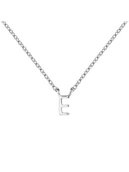 White gold Initial E necklace , J04382-01-E, mainproduct