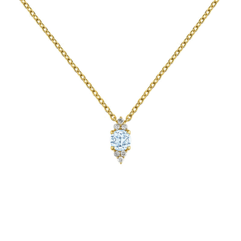 Collar motivo topacio sky blue plata recubierta oro, J04813-02-SKY-GD, hi-res