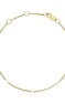 Pulsera bolas esmalte blanco oro 9kt, J05015-02-WENA