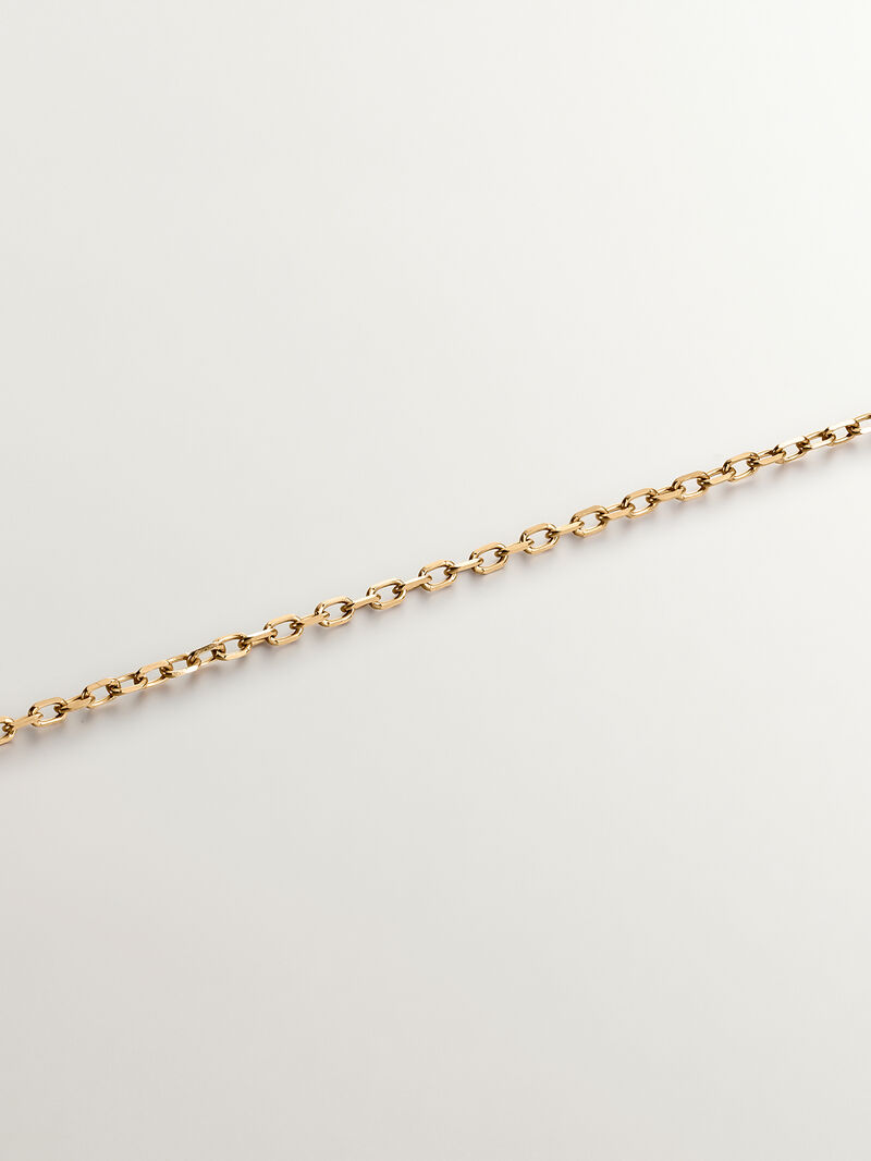 18K white and yellow gold pendant with brilliant cut diamonds image number 4