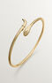 Thin gold plated tubogas snake bracelet, J04290-02