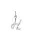 Silver H initial charm  , J03932-01-H