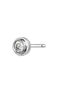White gold double chaton earring 0.07 ct. , J03404-01-07-H